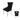 Chelsea 01 Black Chair (Lion Knocker/Chrome Legs)